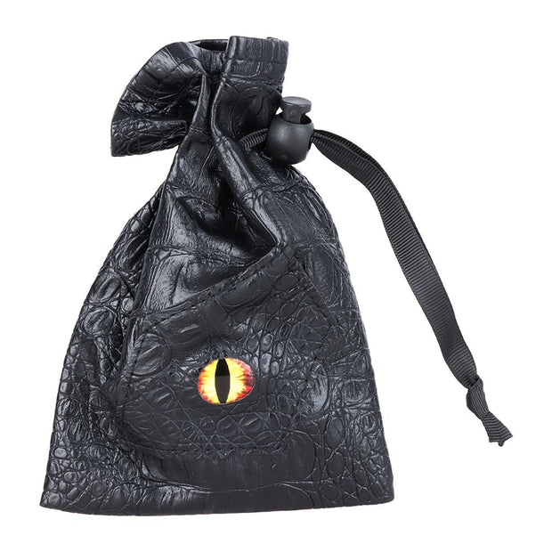 Dragon Eye Storage Pouch & Gaming Dice | 7pc Set - Headshop.com