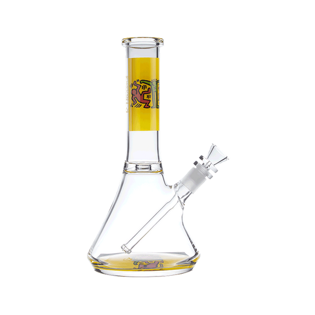 K. Haring Glass Beaker Water Pipe - Headshop.com