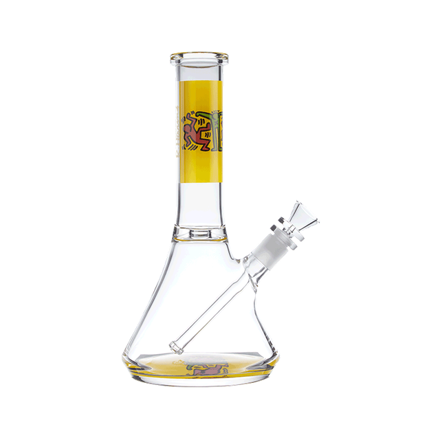 K. Haring Glass Beaker Water Pipe - Headshop.com