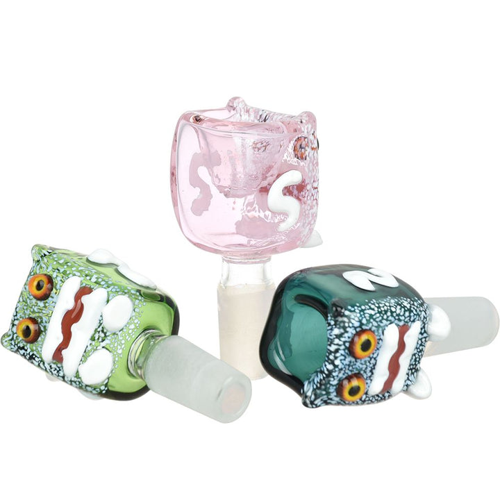 Robot Head Glass Herb Slide - 14mm M 5ct - Headshop.com