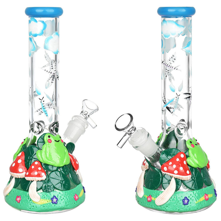 Froggy Friend Fun-guy Beaker Water Pipe | 10" | 14mm F - Headshop.com