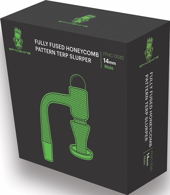 Space King Fully Fused Honeycomb Pattern Terp Slurper - Headshop.com