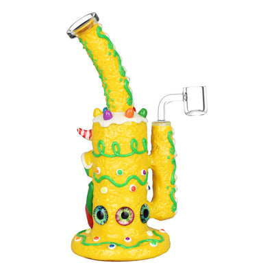Gingerbread Monster Dab Rig - 9.75" / 14mm F / Colors Vary - Headshop.com
