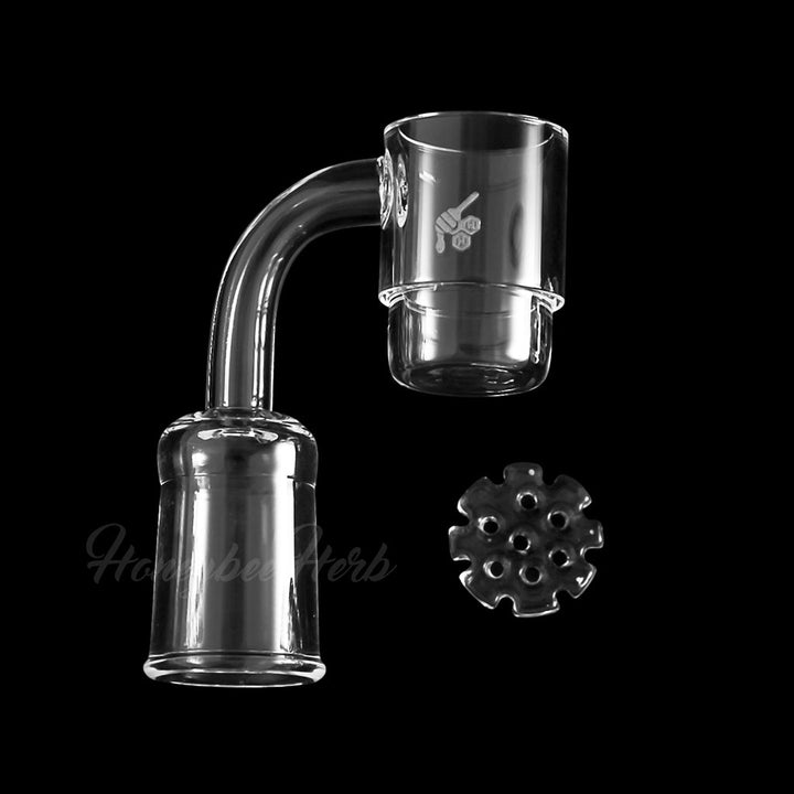 HONEY DISC DEEP DISH QUARTZ BANGER - 90° DEGREE | YL - Headshop.com