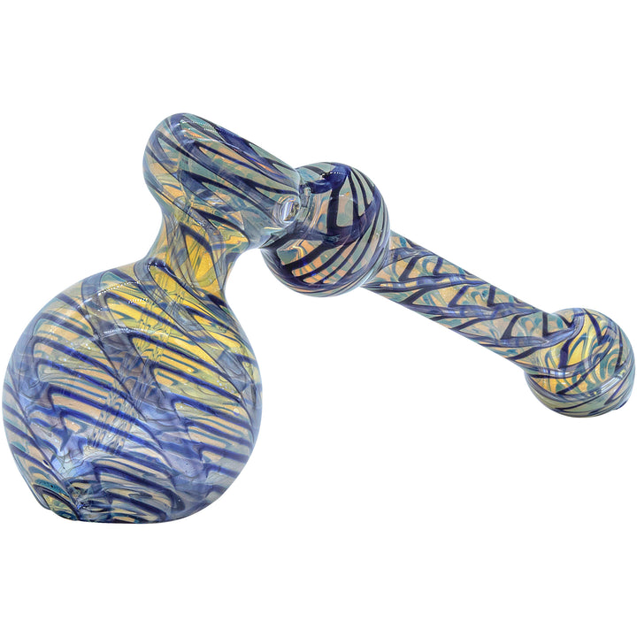 LA Pipes "Full Rake" Fumed Hammer Bubbler Pipe (Various Colors) - Headshop.com