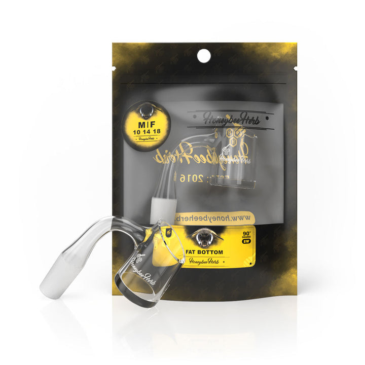 FAT BOTTOM QUARTZ BANGER - 90° DEGREE | BL - Headshop.com