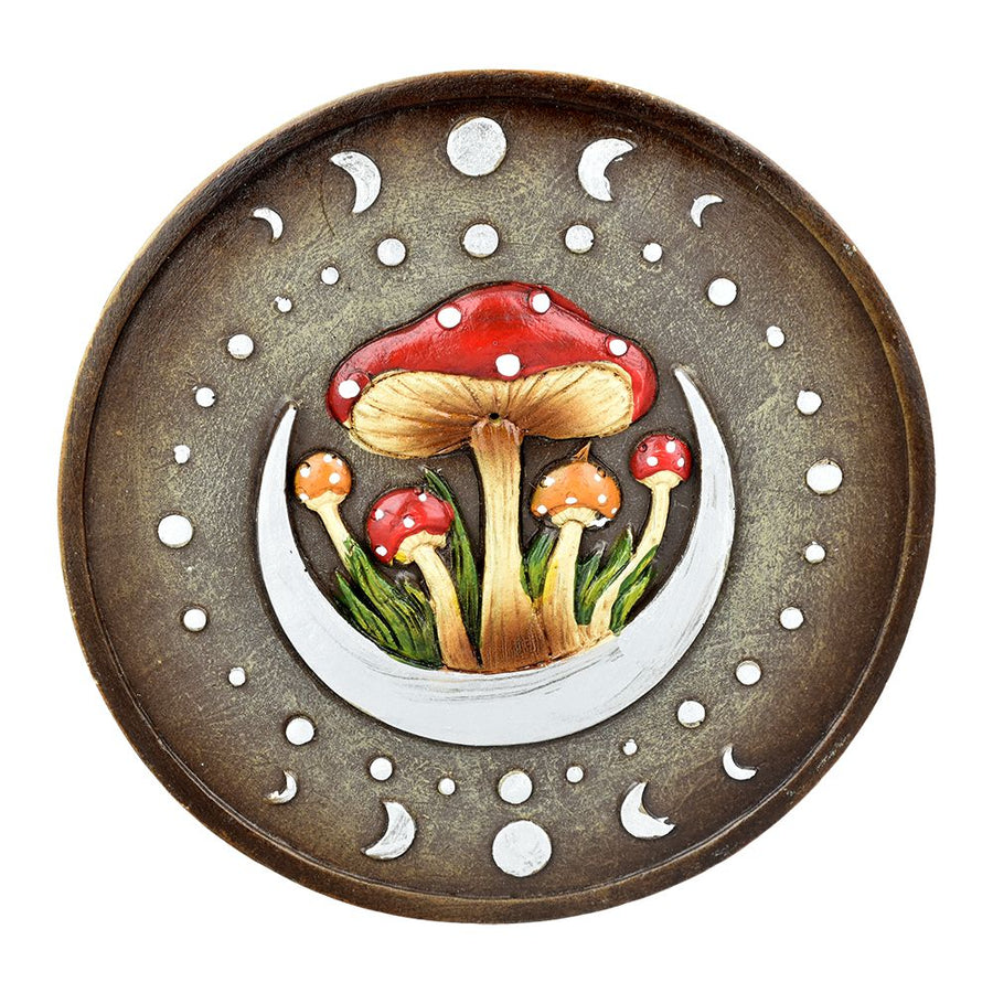 Moons Over My Mushrooms Incense Burner - 4.75" - Headshop.com