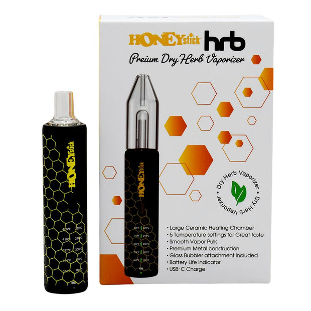 HoneyStick HRB Dry Herb Vaporizer Kit - 1500mAh - Headshop.com