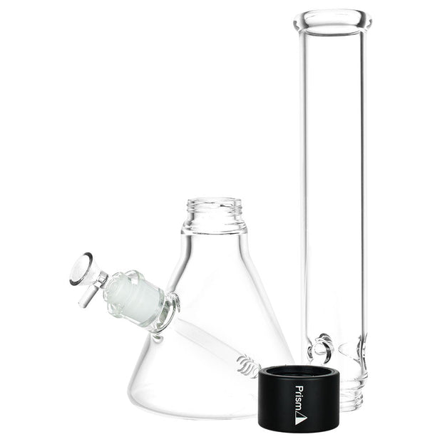 Prism Tall Beaker Single Stack Water Pipe | 18" | 14mm F | Clear - Headshop.com