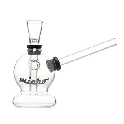 Micro | 4" Hand Held Glass Water Pipe - Headshop.com