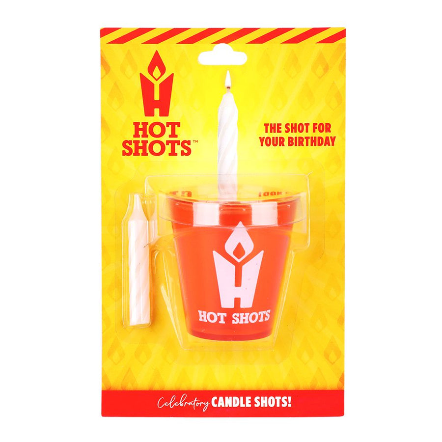 Hot Shots Birthday Candle Shot Glass - 2oz - Headshop.com