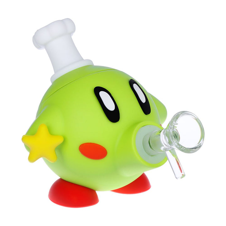 Power Up Star Friend Silicone Water Pipe - 4.5" / 14mm F - Headshop.com