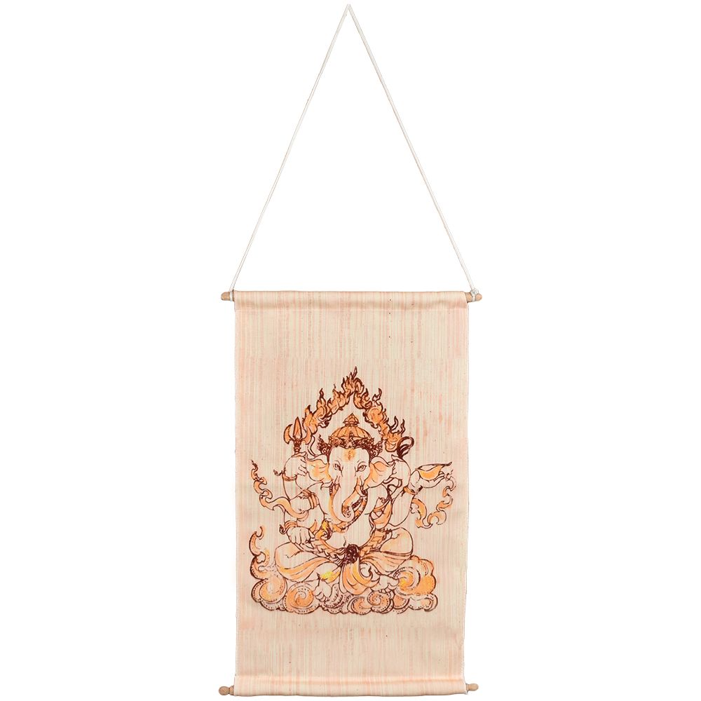 Threadheads Ganesha Wall Hanging - 18" x 11"Threadheads Ganesha Wall Hanging - 18" x 11" - Headshop.com