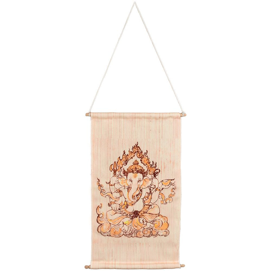 Threadheads Ganesha Wall Hanging - 18" x 11"Threadheads Ganesha Wall Hanging - 18" x 11" - Headshop.com