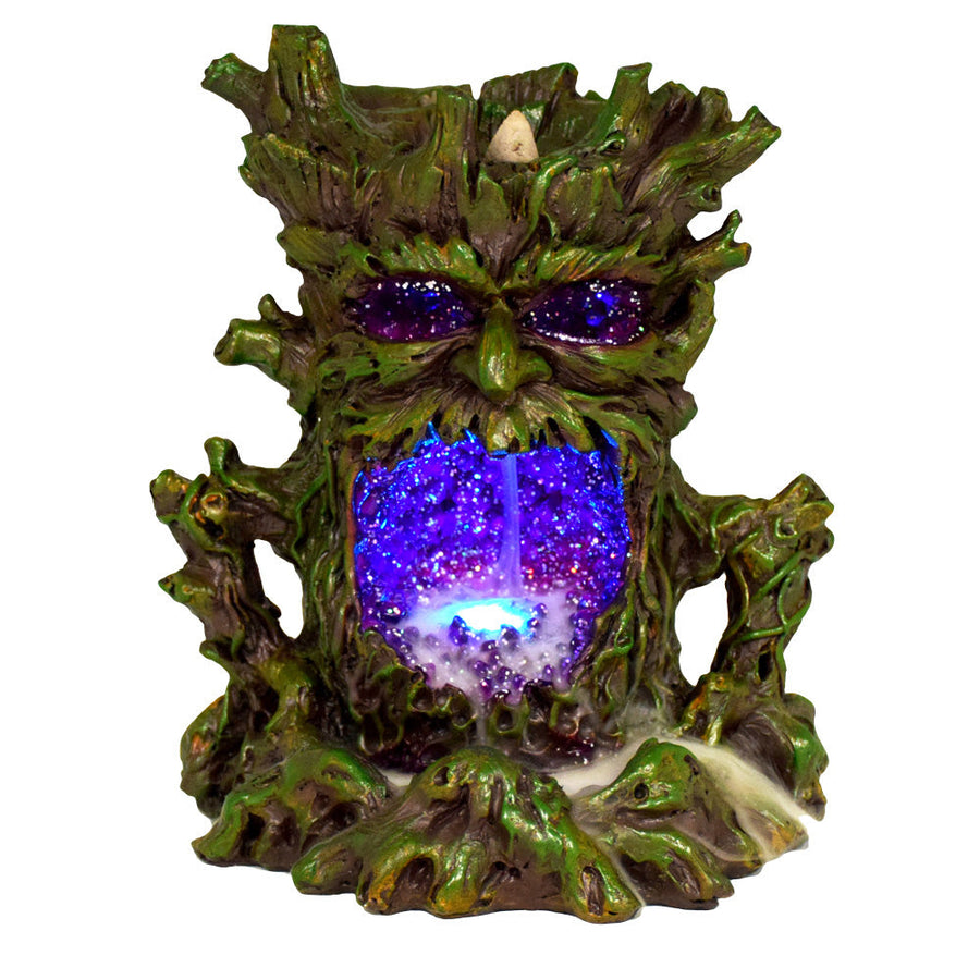Tree Man Backflow Incense Burner w/ LED Lights - Headshop.com