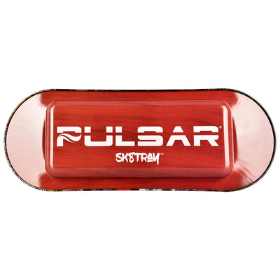 Pulsar SK8Tray Rolling Tray w/ 3D Lid - 7.25"x19.75"/Malice In Wonderland - Headshop.com
