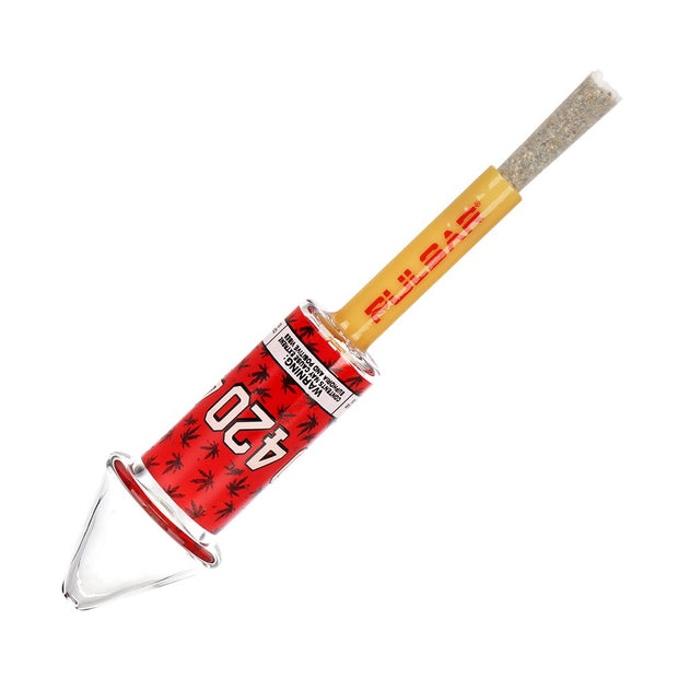 Pulsar Bottle Rocket Glass Joint & Cone Holder - 6.5"