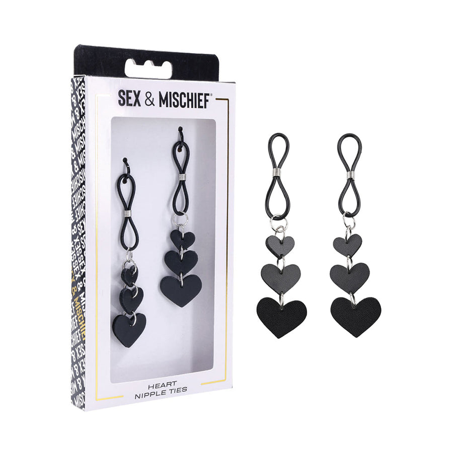 Sportsheets Sex & Mischief Heart Nipple Ties - Headshop.com