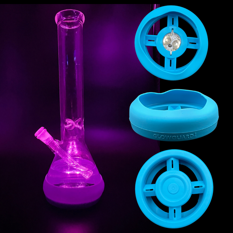 Bong Base Bumper USB Rechargeable 4.25in-6in Bases Silicone Fits Variety of Shapes - Headshop.com