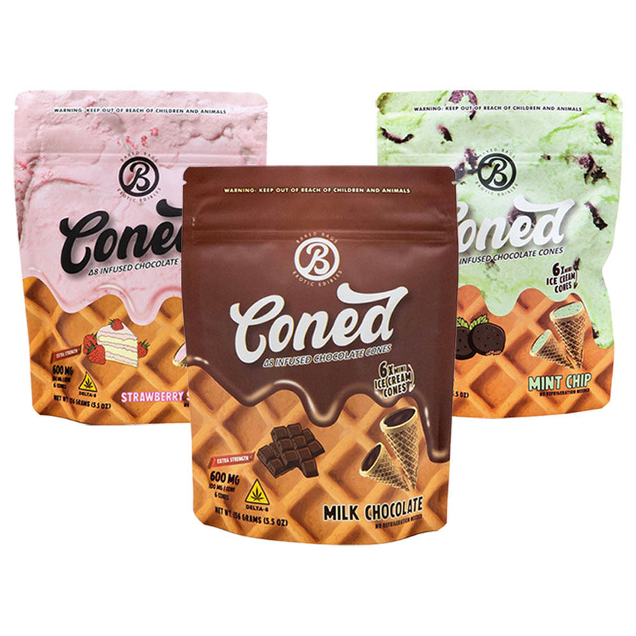 Baked Bags Coned Delta 8 Infused Treat | 600mg - Headshop.com