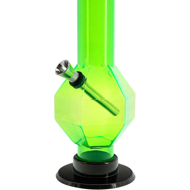 Acrylic Diamond Bong 9-12"  - Multiple Colors