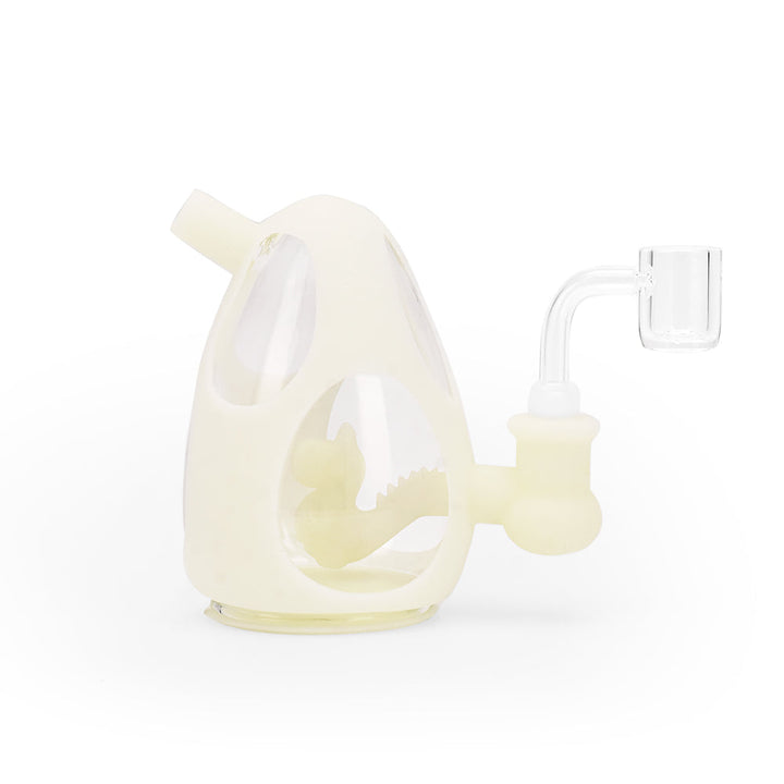 Ritual - 5'' Silicone Yoshi Egg Rig - UV Titanium White - Headshop.com