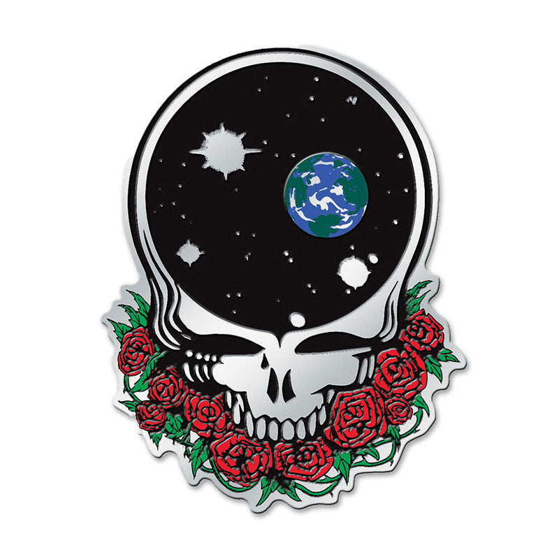 Grateful Dead Space Your Face Metal Sticker - 2.75 "x 3.5" - Headshop.com