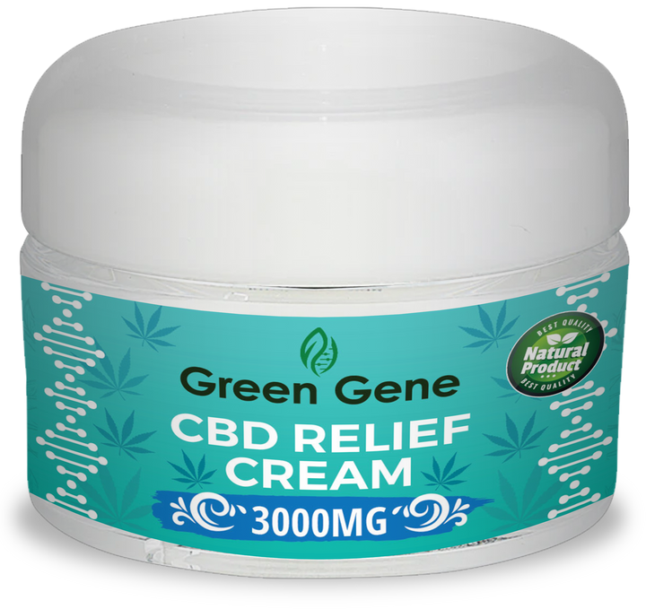 Greene Gene CBD Muscle & Joint Pain Relief Cream (250MG-3000MG) - Headshop.com