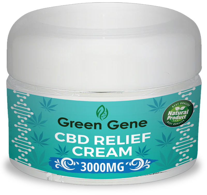 Greene Gene CBD Muscle & Joint Pain Relief Cream (250MG-3000MG) - Headshop.com