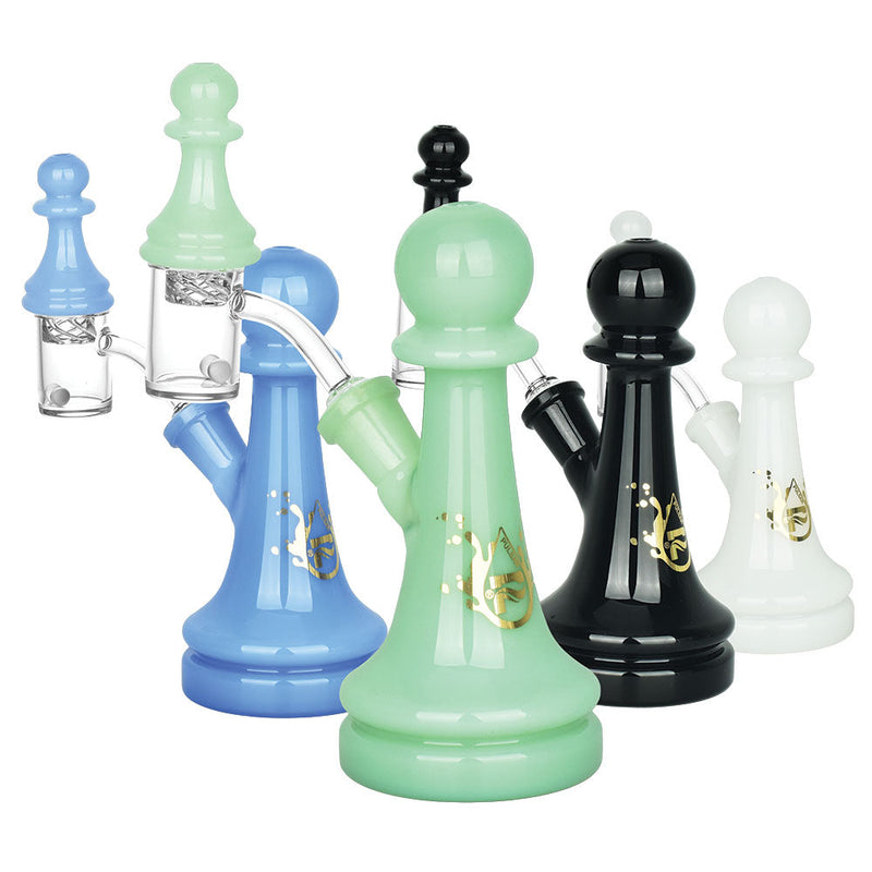 Pulsar Chess Pawn Dab Rig Set - 5.75"/14mm F / Colors Vary - Headshop.com