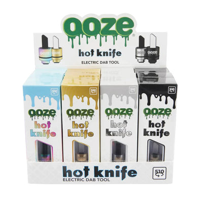 Ooze Hot Knife 510 Electric Dab Tool-Asst Colors - 12PC DISP - Headshop.com