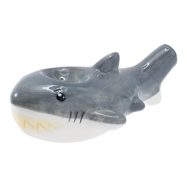 Wacky Bowlz Shark Ceramic Pipe - 3.75" - Headshop.com