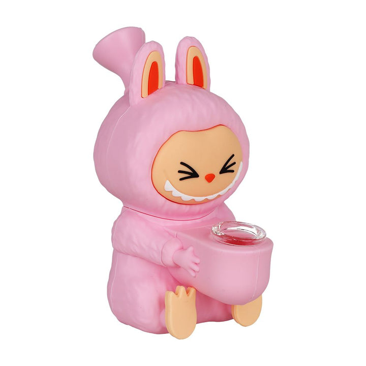 4CT BUNDLE - Funny Animal Silicone Water Pipe - 5.5" / Assorted Colors