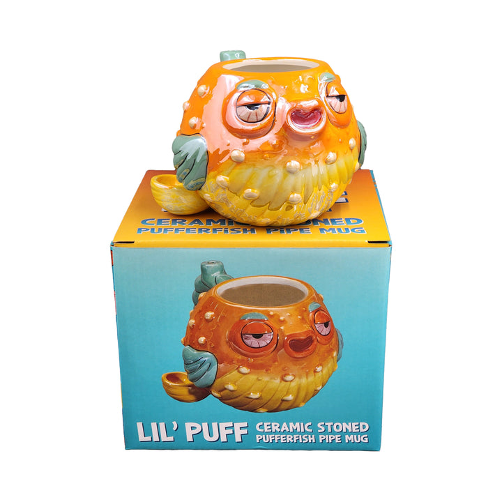 Stoned pufferfish mug pipe - Headshop.com