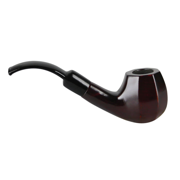 Pulsar Shire Pipes Bent Octagon Brandy Cherry Wood - 5.5" - Headshop.com