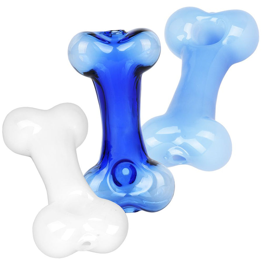 Fido's Fancy Glass Hand Pipe - 4" / Colors Vary - Headshop.com