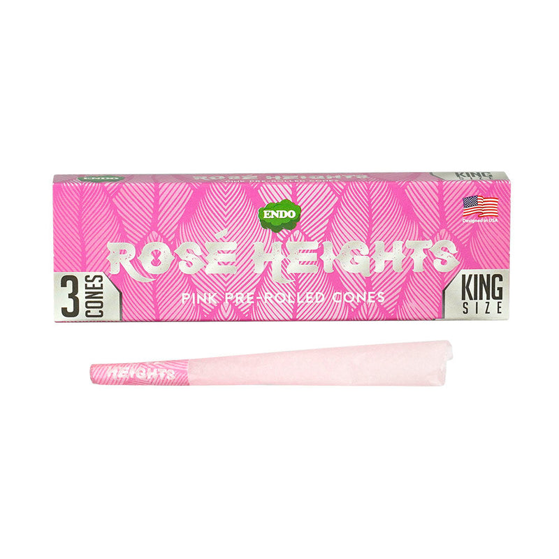 Endo Rose Heights Pink Pre-Rolled Cones | 24pc Display - Headshop.com