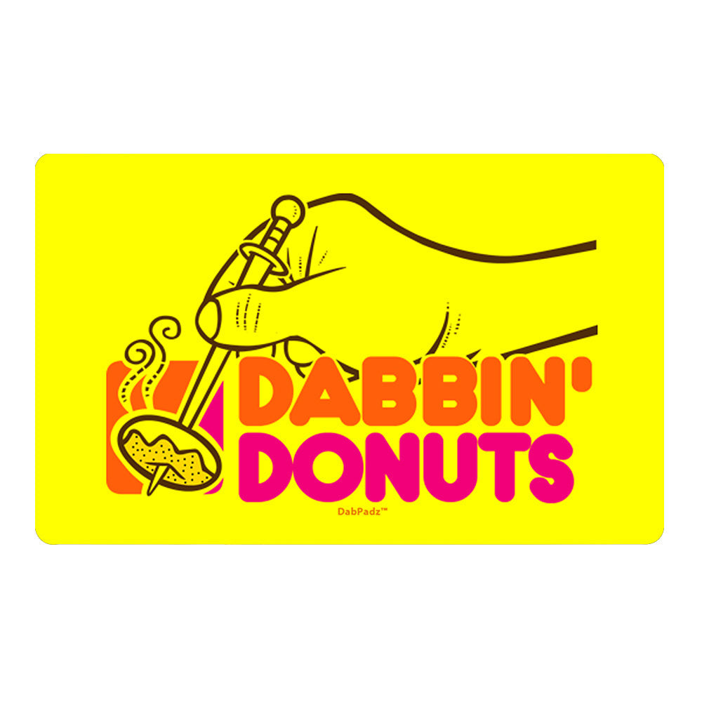 DabPadz Mat - 16"x10" / Dabbin Donuts - Headshop.com