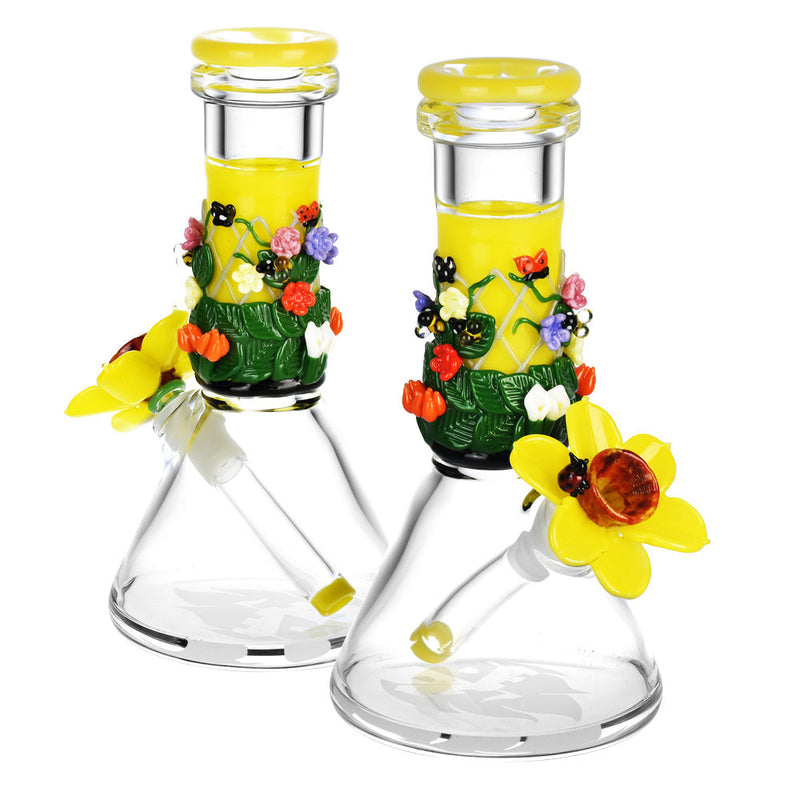 Empire Glassworks Baby Beaker Water Pipe - 8"/14mm F/Flowers - Headshop.com