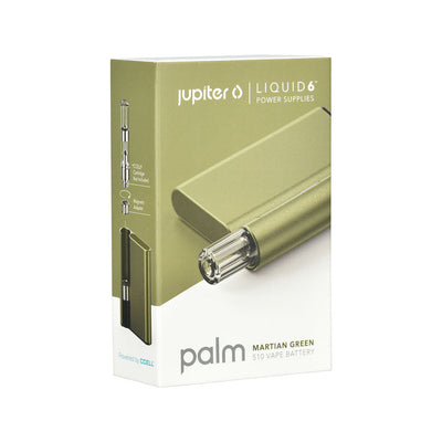 Jupiter Palm Cartridge Battery - 2" / 500mAh / Green - Headshop.com