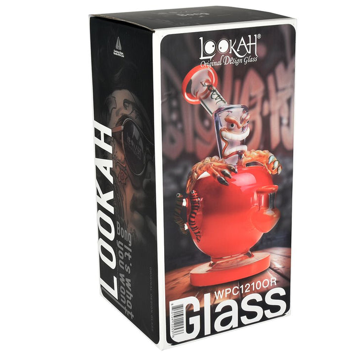 Lookah Glass Evil Apple Water Pipe - 8" - Headshop.com