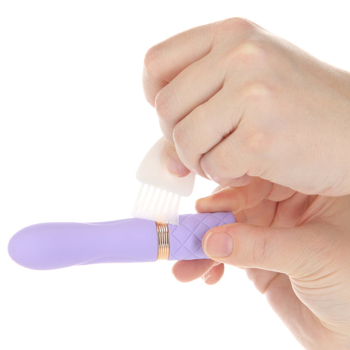 Pillow Talk Special Edition Flirty Mini Massager With Swarovski Crystal Purple - Headshop.com