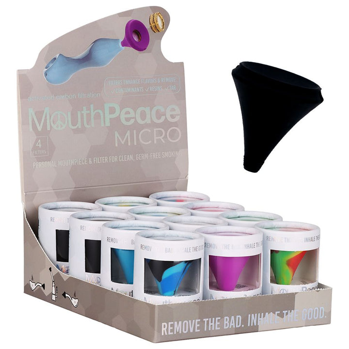 12CT DISPLAY - MouthPeace Micro Starter Kit - Assorted Colors - Headshop.com