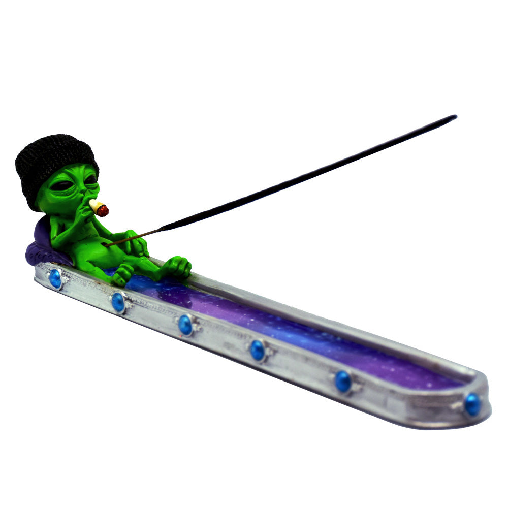 Stoner Alien in Galaxy Incense Burner - Headshop.com