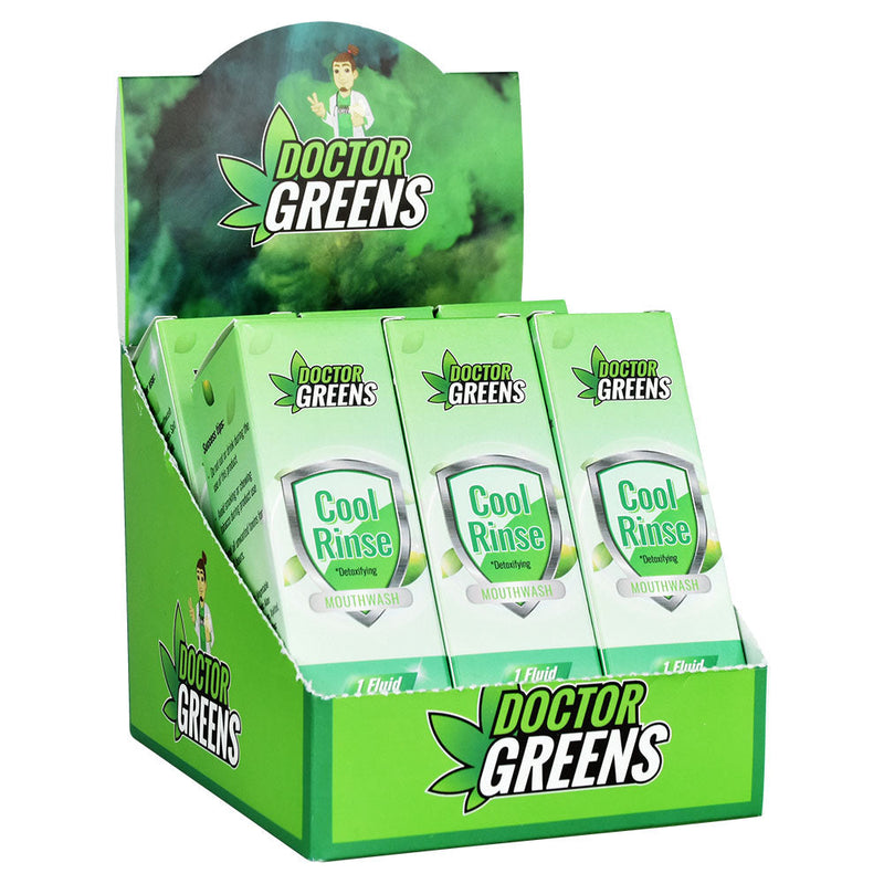 Dr. Greens Cool Rinse Mouthwash | 1oz | 6pc Display - Headshop.com