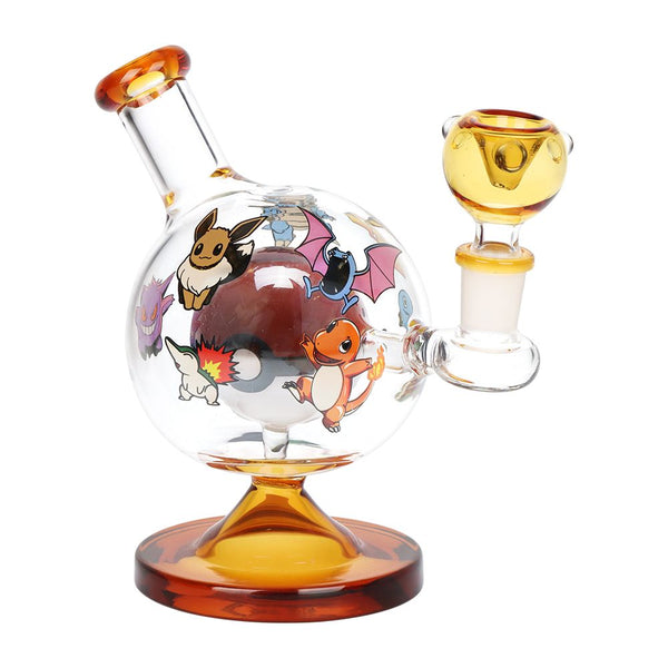 Pokemon Glass Water Pipe - 6" / 14mm F