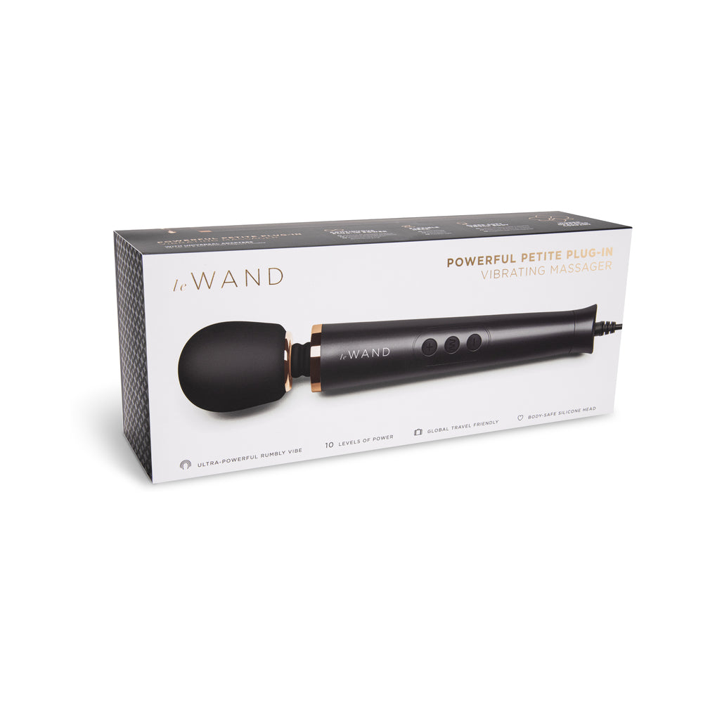 Le Wand Powerful Petite Plug-In Black - Headshop.com