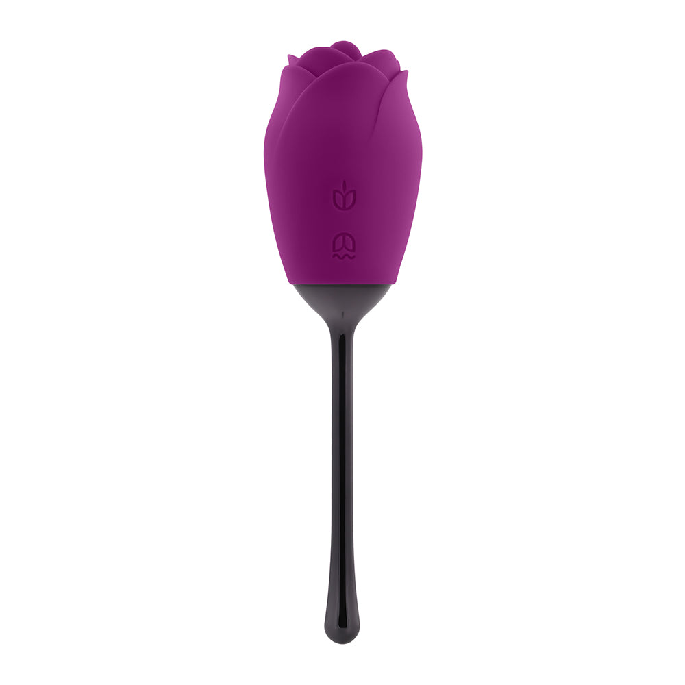 Playboy Petal Rechargeable Silicone Tongue Flicking Vibrator Wild Aster - Headshop.com
