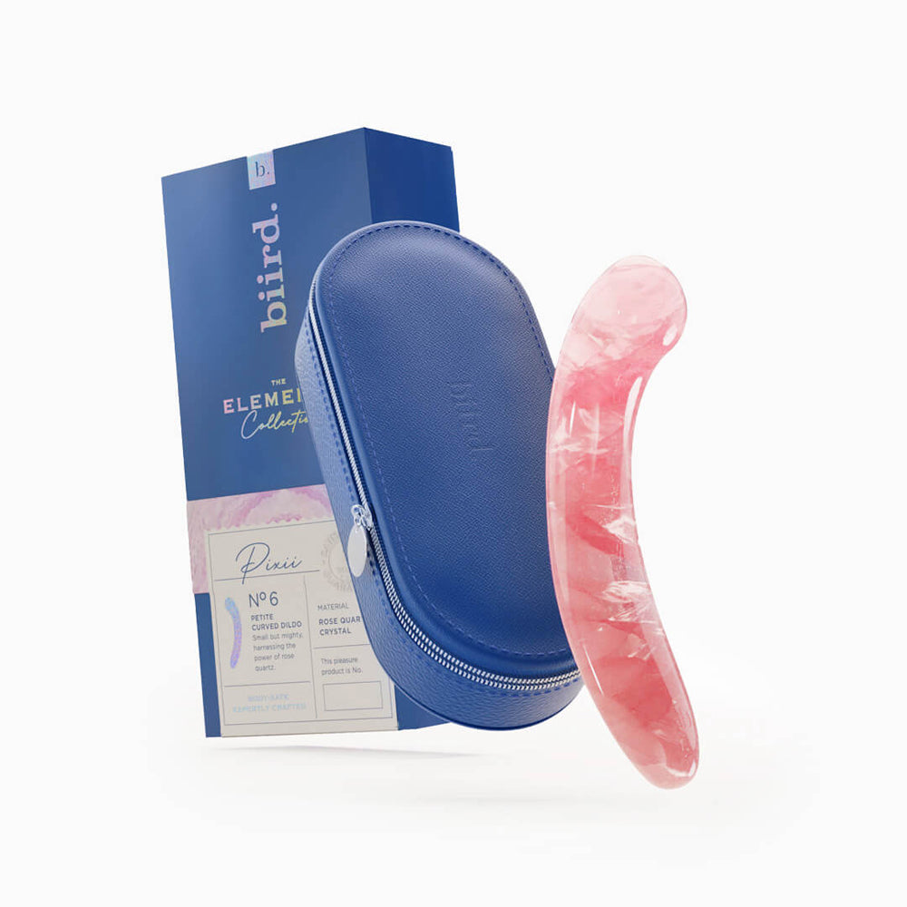 Biird Pixii Rose Quartz Dildo - Headshop.com