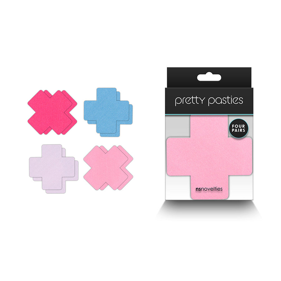 Pretty Pasties Cross II Assorted 4 Pair - Headshop.com
